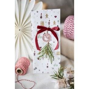 Ark m. 24 julekalender klistermærker <br><br>