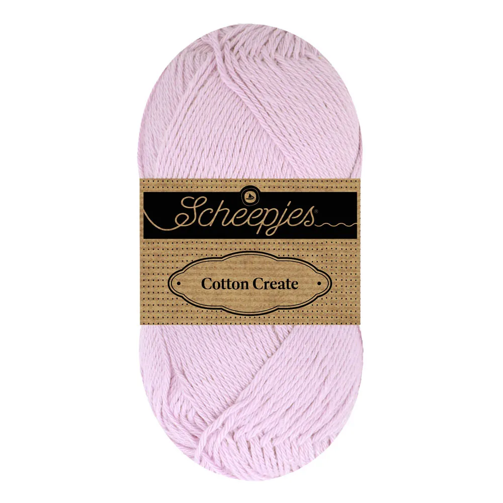 Scheepjes Cotton Create 529 Unwind Indhold:50% genanvendt bomuld, 50% premium bomuld Vægt/længde:50 g = ca. 170 meter Anbefalede pinde:3.00 mm Strikkefasthed:10x10 cm = 28 m x 40p Vask: Maskinvask, max 40ºC.