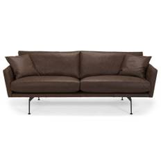 SOFFA IDUN - LÄDER VINTAGE BROWN