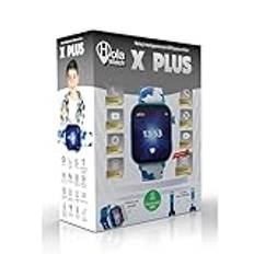 Cefa Toys Holawatch X Plus blå Android Smart Watch med 4G LBS/WIFI, GPS, SIM-kort, kamera, spel, samtal, videosamtal, Whatsapp, stegmätare, extra rem, skärmskydd