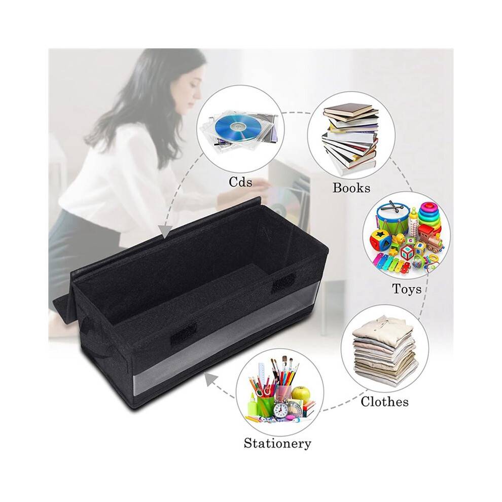 10pack CD Storage Boxes,CD Case Storage, Container Holds 32 CDs in Full Jewel Cases, 60 CDs in Slim Cases