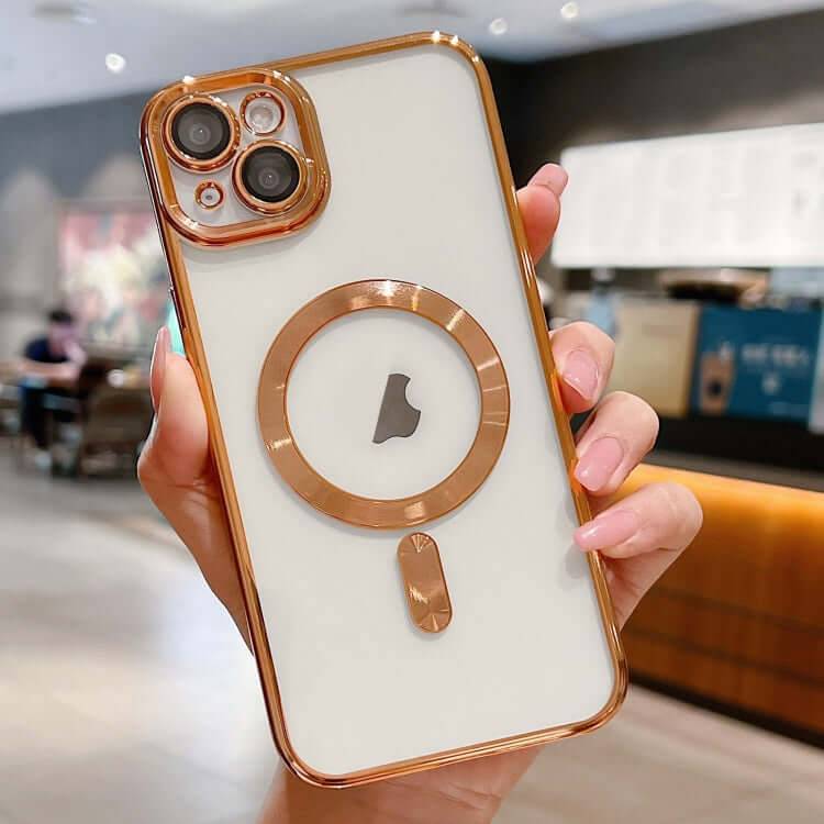 Magnetic Electroplating Case for iPhone 13 - For iPhone 13 / Gold
