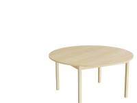 (ComputerSalg) Bord Lovis 604, Ø1200 mm, højde 600 mm, birk laminat på birk understel