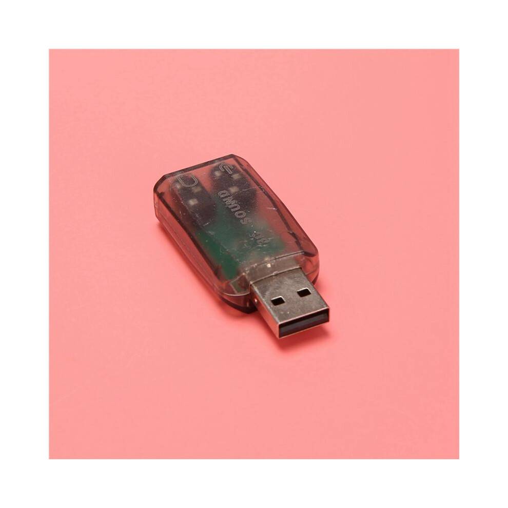 3X USB to 3.5mm Mic Headphone Jack Stereo Headset 3D Sound Card Audio Adapter PC