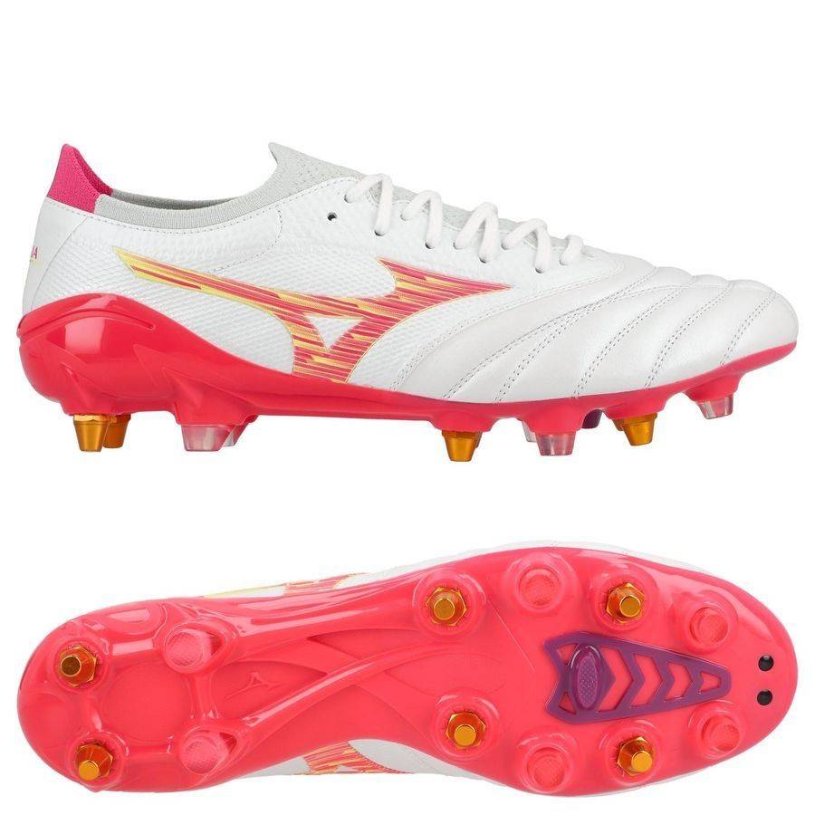Mizuno Morelia Neo Iv Beta Made In Japan Sg Blazing Flair - Vit/rosa Tetra/lila - Soft Ground (Sg) - ['Vit'] (44½)