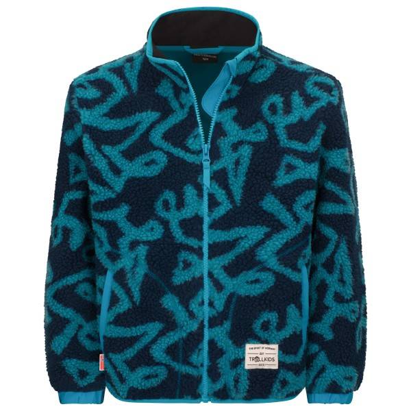 Trollkids Kid's Lyngdal Jacket Fleecejacka Barn Storlek 164 Färg blå