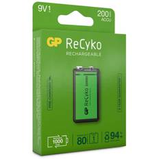 ReCyko Laddningsbart 9V-batteri 200mAh 1-pack