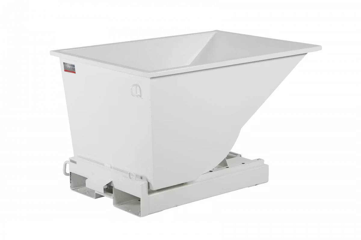 Tippcontainer – 1100 Liter, Vit