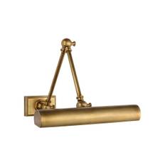 Cabinet Maker 12" vägglampa dubbel mässing - Guld / Brun