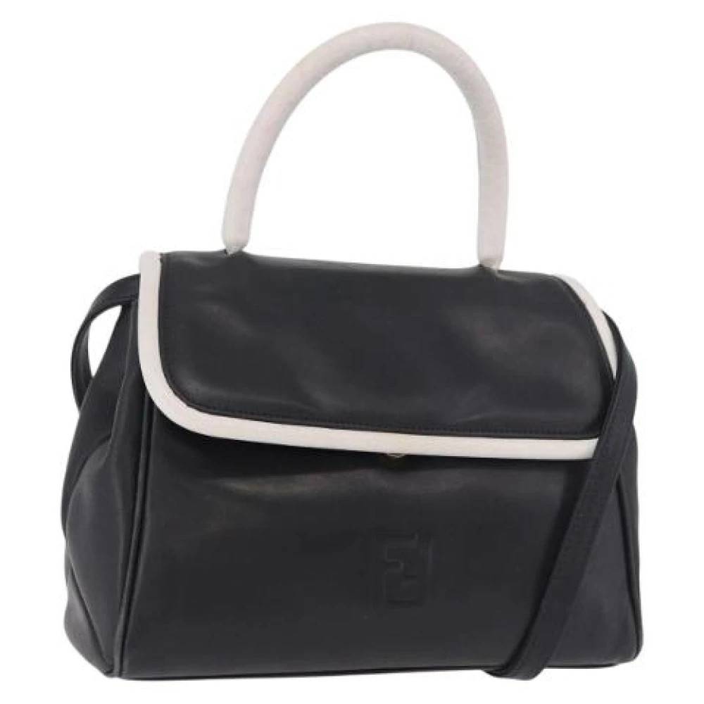 Fendi Vintage Pre-owned Vintage Håndtaske - Vintage - Dame - Sort - ONE SIZE - Uld