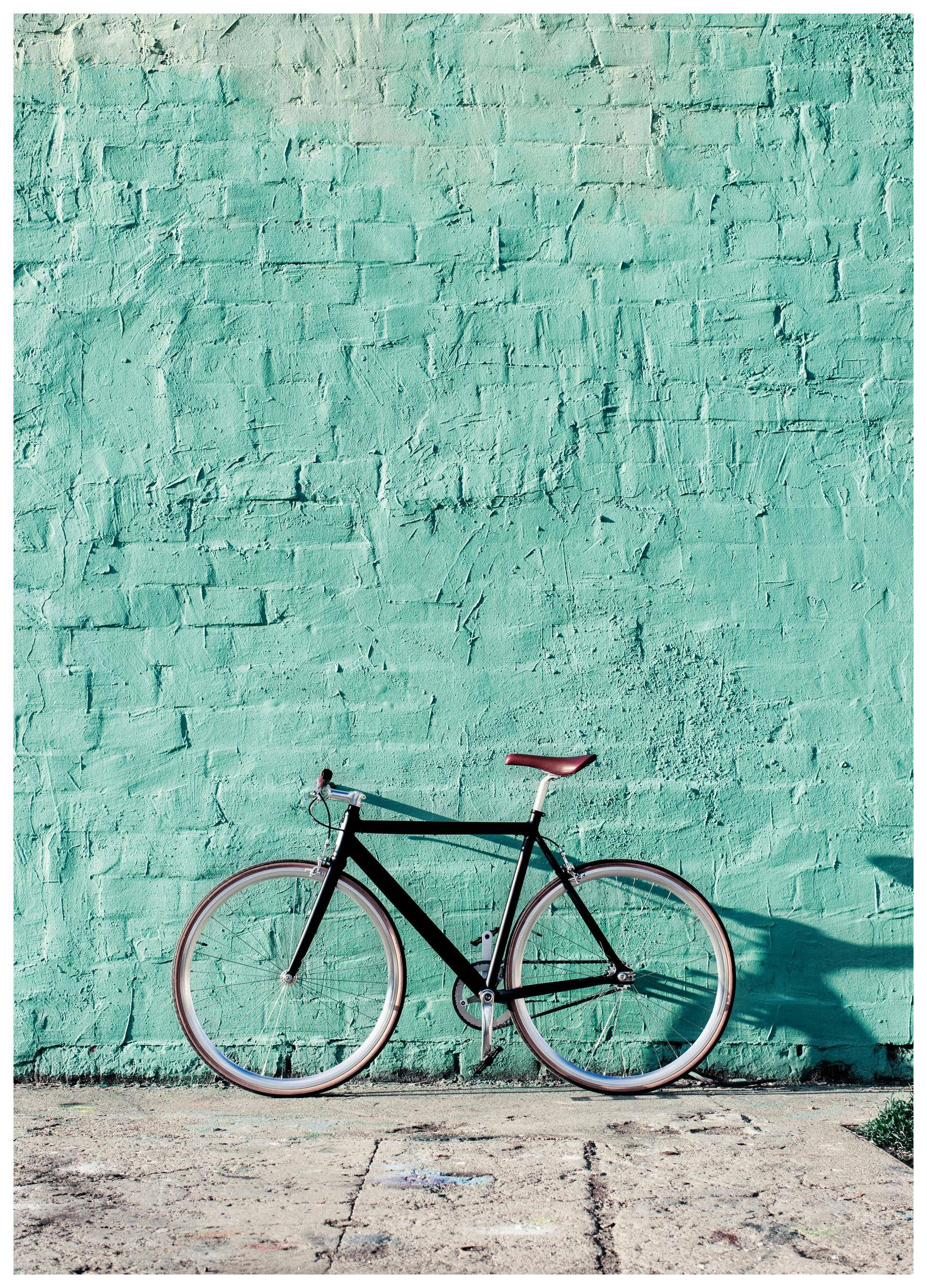 Mint Bike Poster (50x70 cm)