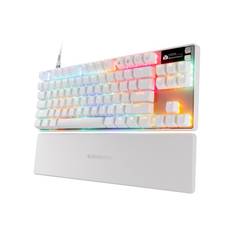 SteelSeries Apex Pro TKL Gen 3 - Gaming Tastatur - Uden Numpad - Amerikansk engelsk - Hvid