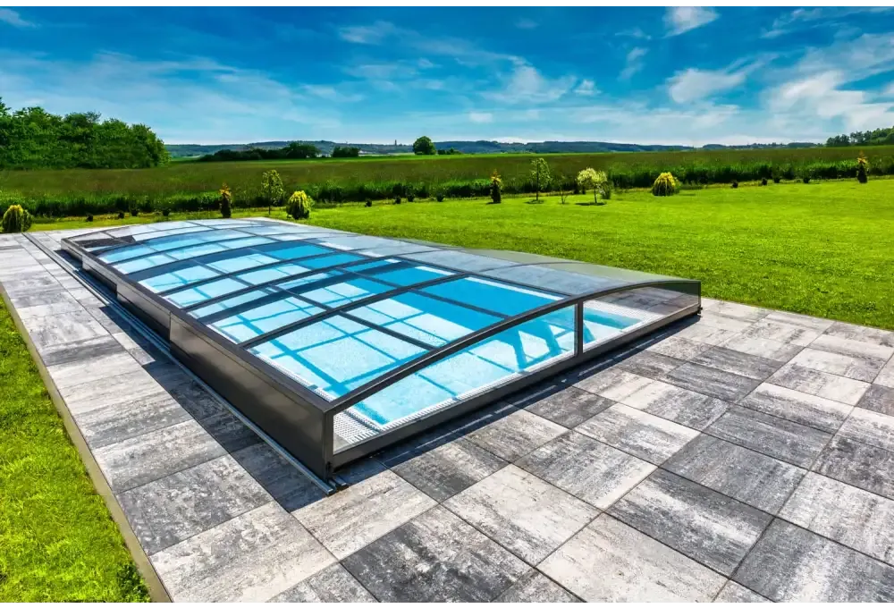Pooltak Sydney 4×7 (Enkelskena, Antracit)