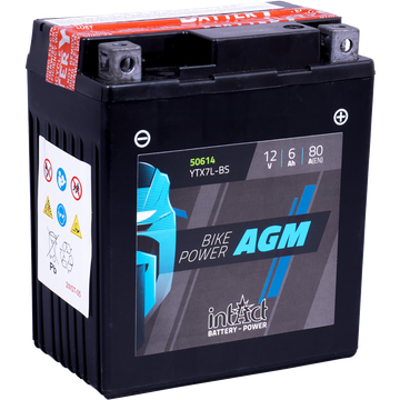YTX7L-BS YTX7-3 batteri til MC og ATV 12V 6Ah (113x70x130mm)