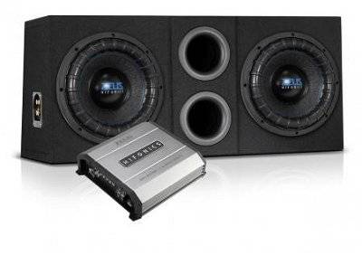 Hifonics ZEUS ZRX12 D2 2x12 Baslåda,Steg