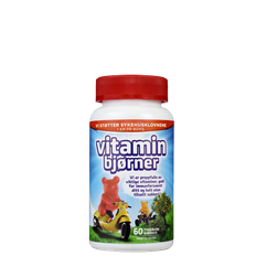 Vitaminbjörnar 60 tabletter Kort datum