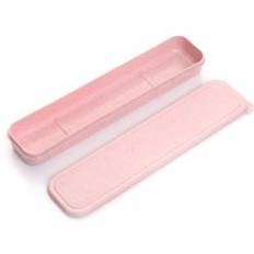 B&#xE4;rbar porslin f&#xF6;rvaringsl&#xE5;da milj&#xF6;v&#xE4;nlig bestick picknick &#xE4;tpinne sked beh&#xE5;llare resebestick fodral matservis - F -24cm