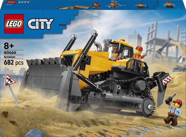 LEGO City Gul Bulldozer 390 delar (60466)