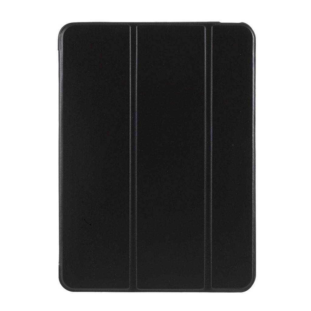 iPad Air 11"/10.9"/Pro 11" Tri-fold flip cover i silikone og PU-læder - Sort