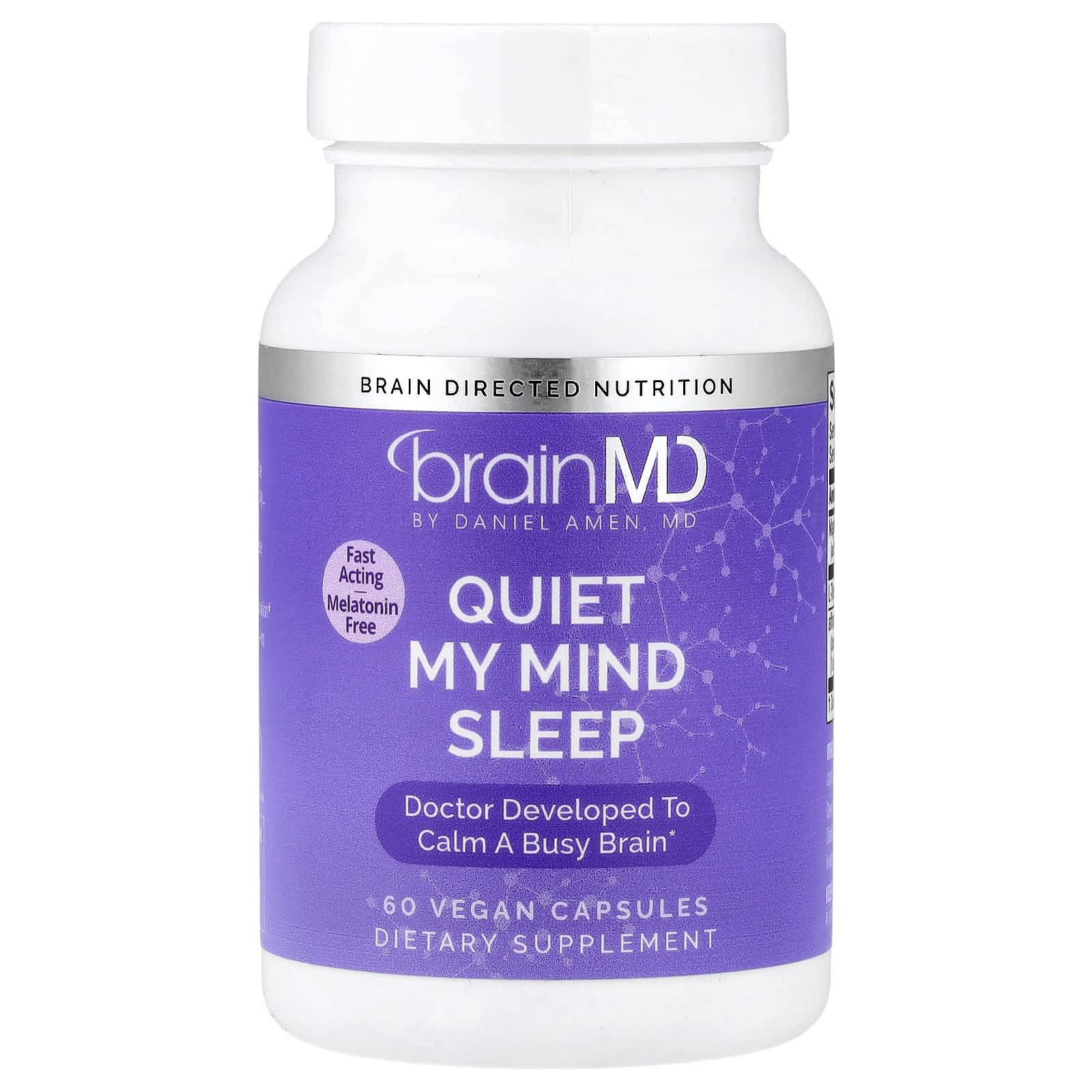 BrainMD, Quiet My Mind Sleep, 60 Veggie Capsules