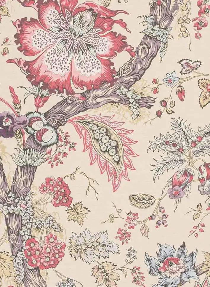 Manuel Canovas Wallpaper Adelaide - Violine - rose
