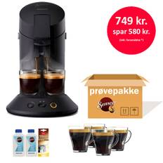Philips Senseo Plus Mat Sort Kampagnetilbud