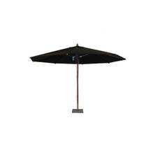 Haveparasol 4 meter rund Chicago Sort