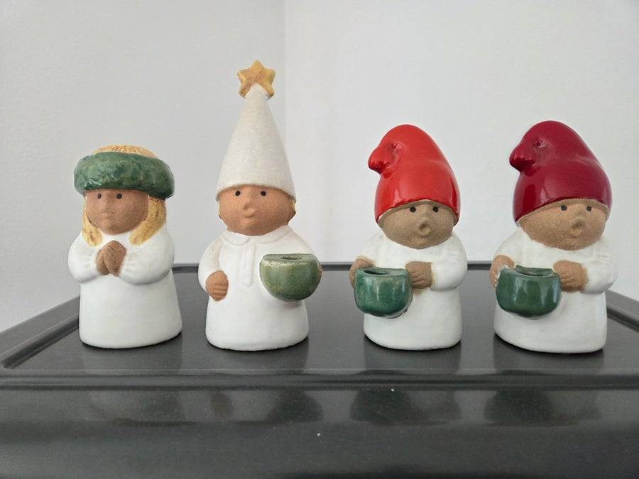 Lisa Larson figuriner/ljusstakar 4st