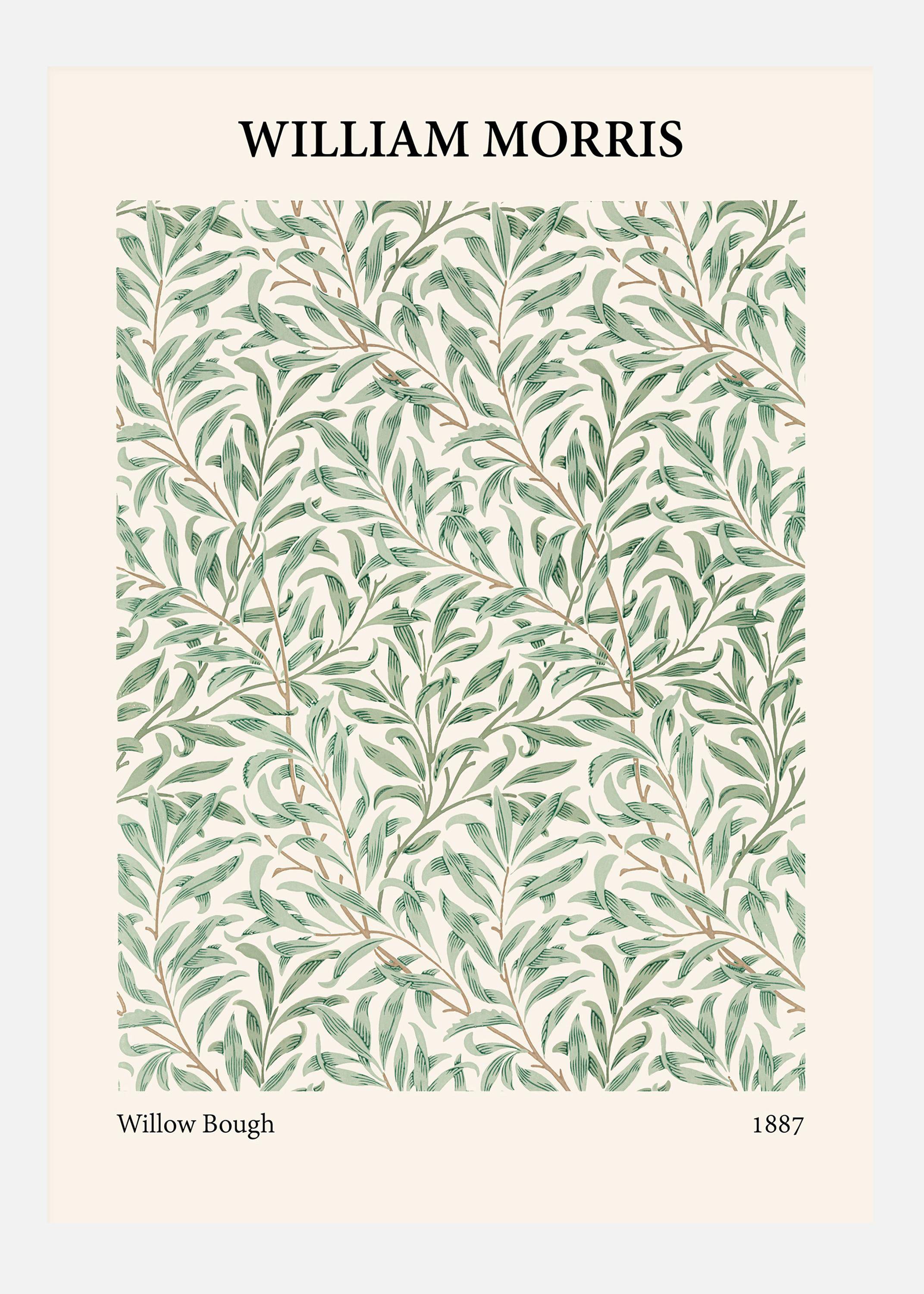 William Morris - Willow Bough Canvastavla (30x40 cm)