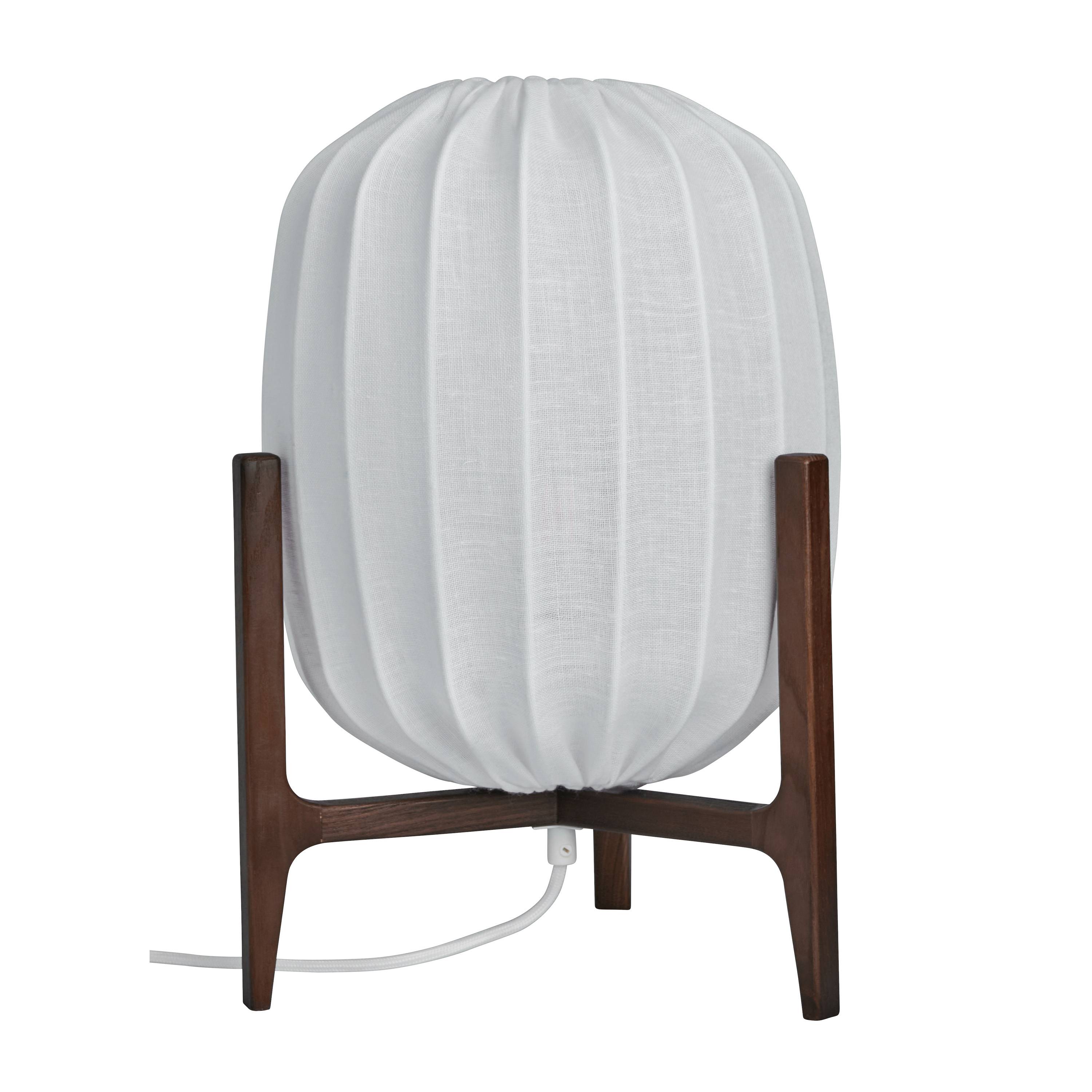 Watt & Veke - Prisma Bordslampa Dark Ash/White 41cm från Sleepo - Vit ((ØxH): 27 x 41 cm)