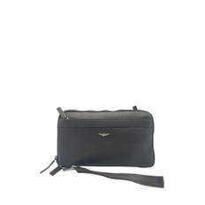Aeronautica Militare, Tasker, Herre, Sort, ONE SIZE, Læder, Vintage Læder Clutch Air-Tech Am-571