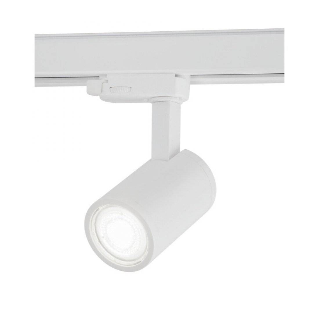 Beam GU10 track light 3-fas vit/svart
