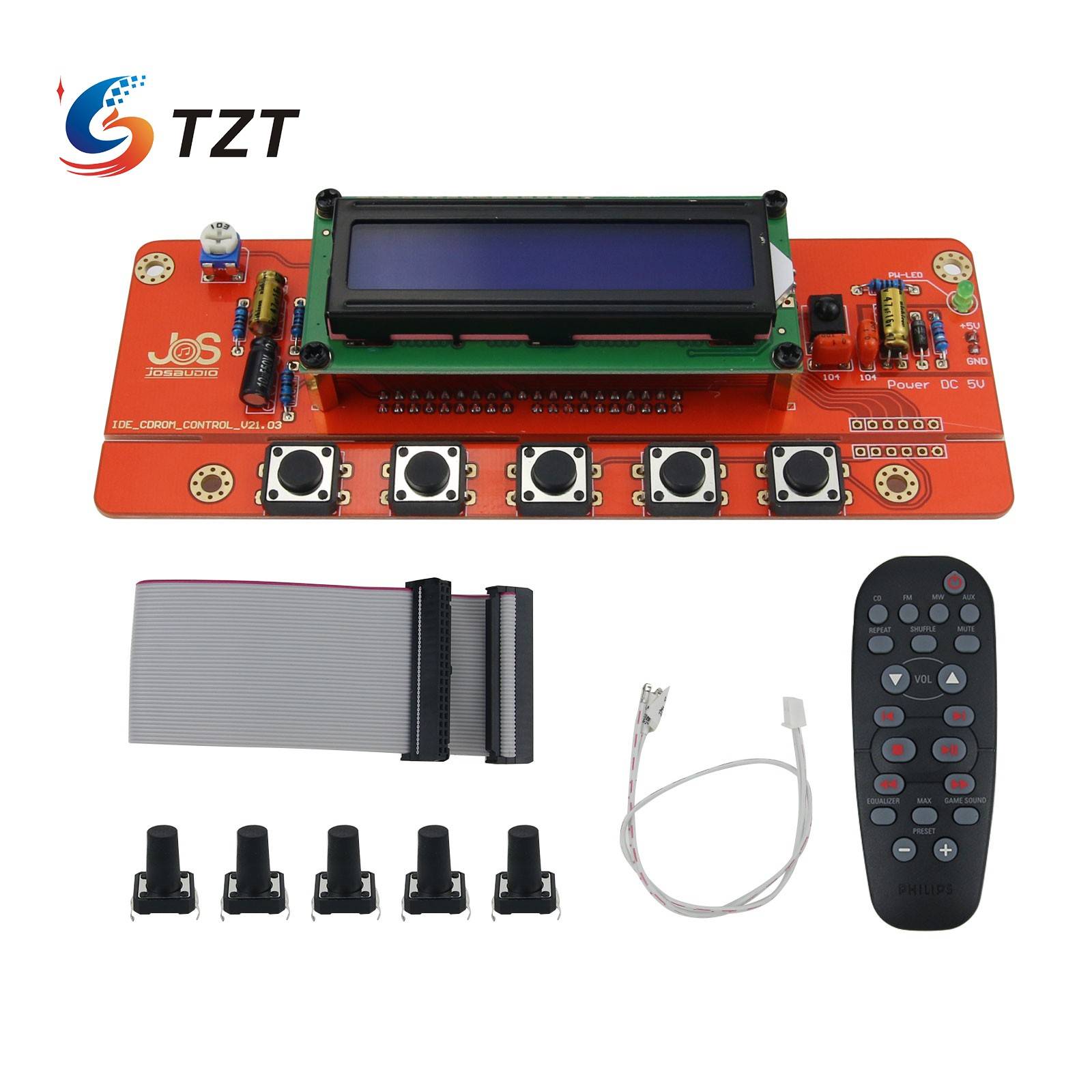 TZT CD/DVDrom IDE Optical Drive Controller Assembled DIY Optical Drive To CD Player For CD-ROM CD-RW