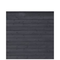 Plus profilhegn Klink PEFC sort 174x166 cm inkl. topafslutning