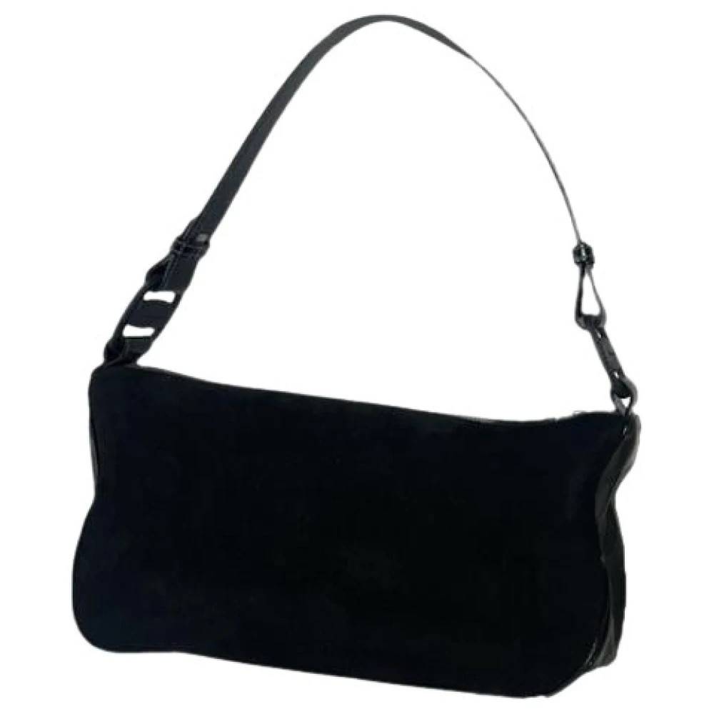 Salvatore Ferragamo Pre-owned Pre-owned Skuldertaske - Vintage - Dame - Sort - ONE SIZE - Uld