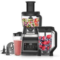 Ninja BN800EU 3-i-1-matberedare och mixer med 2,1 l behållare, 1,8 l skål, 700 ml kopp, 5 automatiska program, 1 200 W, diskmaskinssäkra komponenter, svart
