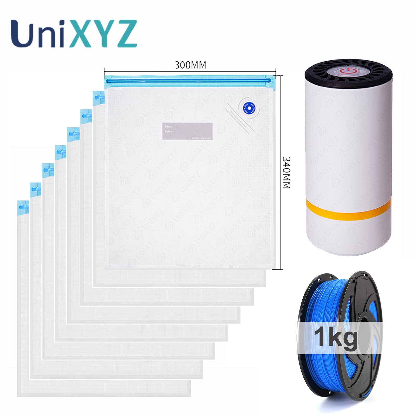 10-30 Bags Filament Storage Vacuum Bag 3D Printer PLA/ABS/TPU Filament Dryer Safekeeping Humidity Resistant For 3D Printer Parts