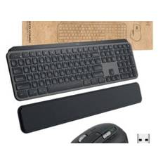 Logitech MX Keys combo for Business Gen 2 tastatur Mus inkluderet RF trådløs + Bluetooth QWERTY Dansk, Finsk, Nordisk, Svensk Grafit