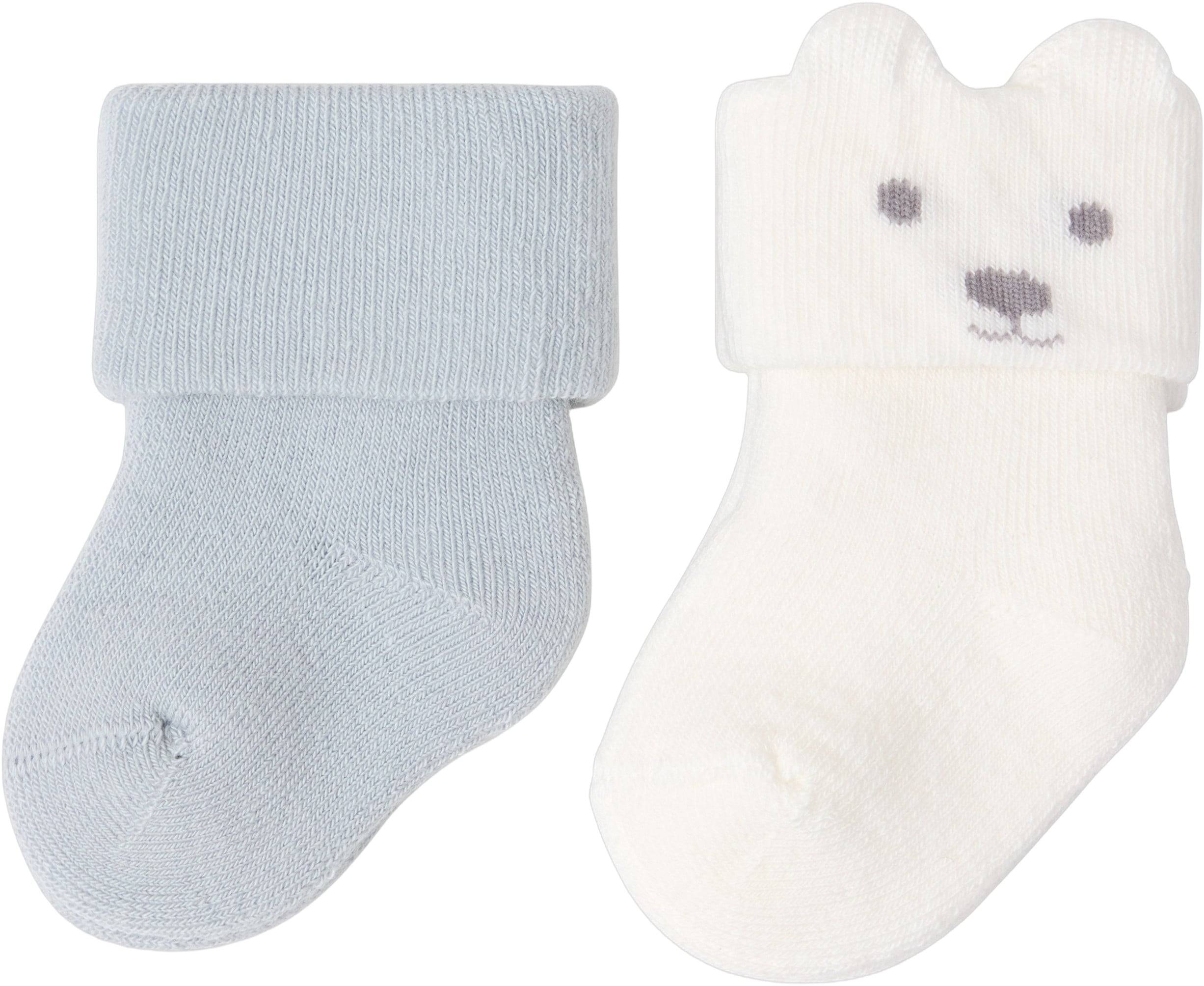 Lindex Sock 2 Pack Terry Newborn 13-15 - Håraccessories hos Magasin.