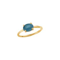 Carré Jewellery Carré 10-Karat ring med Akvamarin TR 4355 AQ