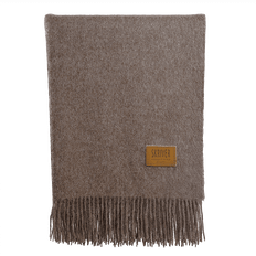 Skriver Collection Baby Alpaca Plaid - Brown, 130 x 200 cm