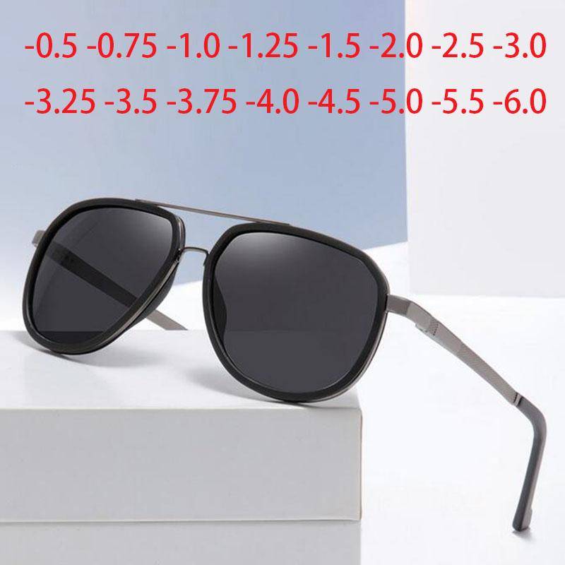 0 -0,5 -0,75 -1,0 Till -6,0 Grå/Te Färgade Glasögon med Recept Herr Myopi Dam Goggles Kattögon Punk Solglasögon cm gray