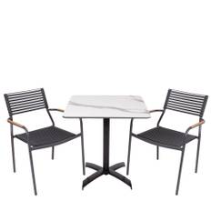 Cafesæt Piazza Farnese+2 Rialto stole