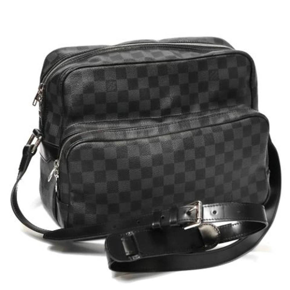Louis Vuitton Vintage - Pre-owned Damier Graphite Axelremsväska Vintage - Herr - ONE Size -