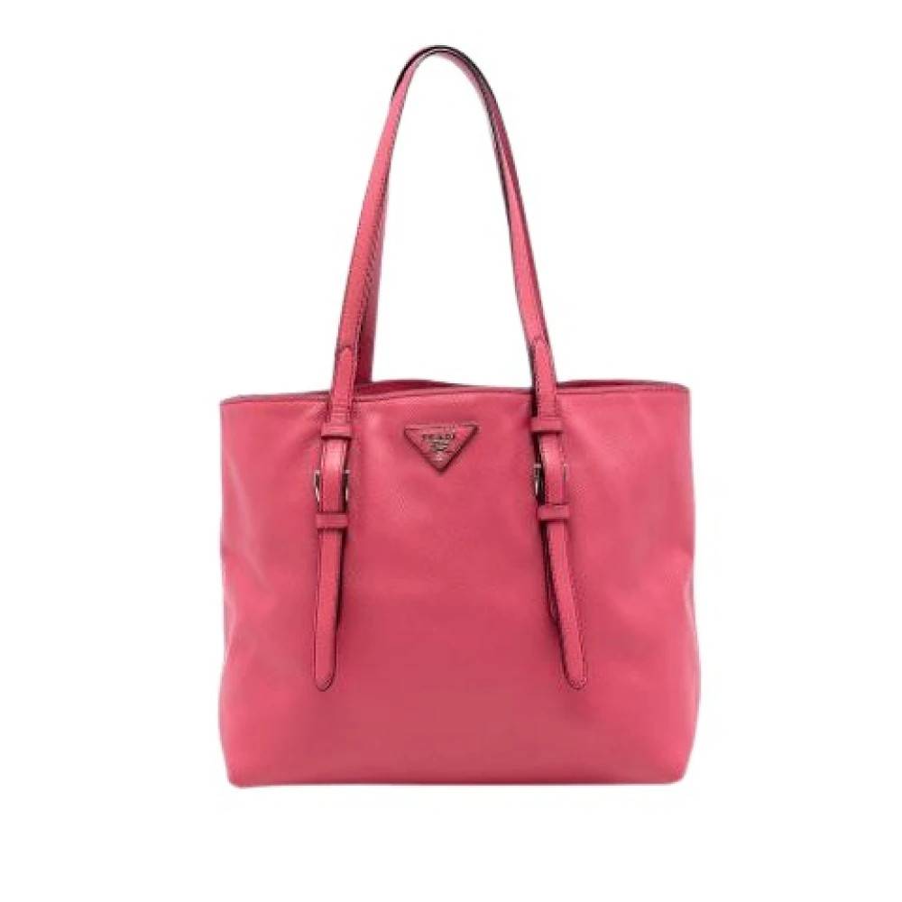 Prada Vintage Pre-owned Vintage Tote - Vintage - Dame - Lyserød - ONE SIZE - Læder