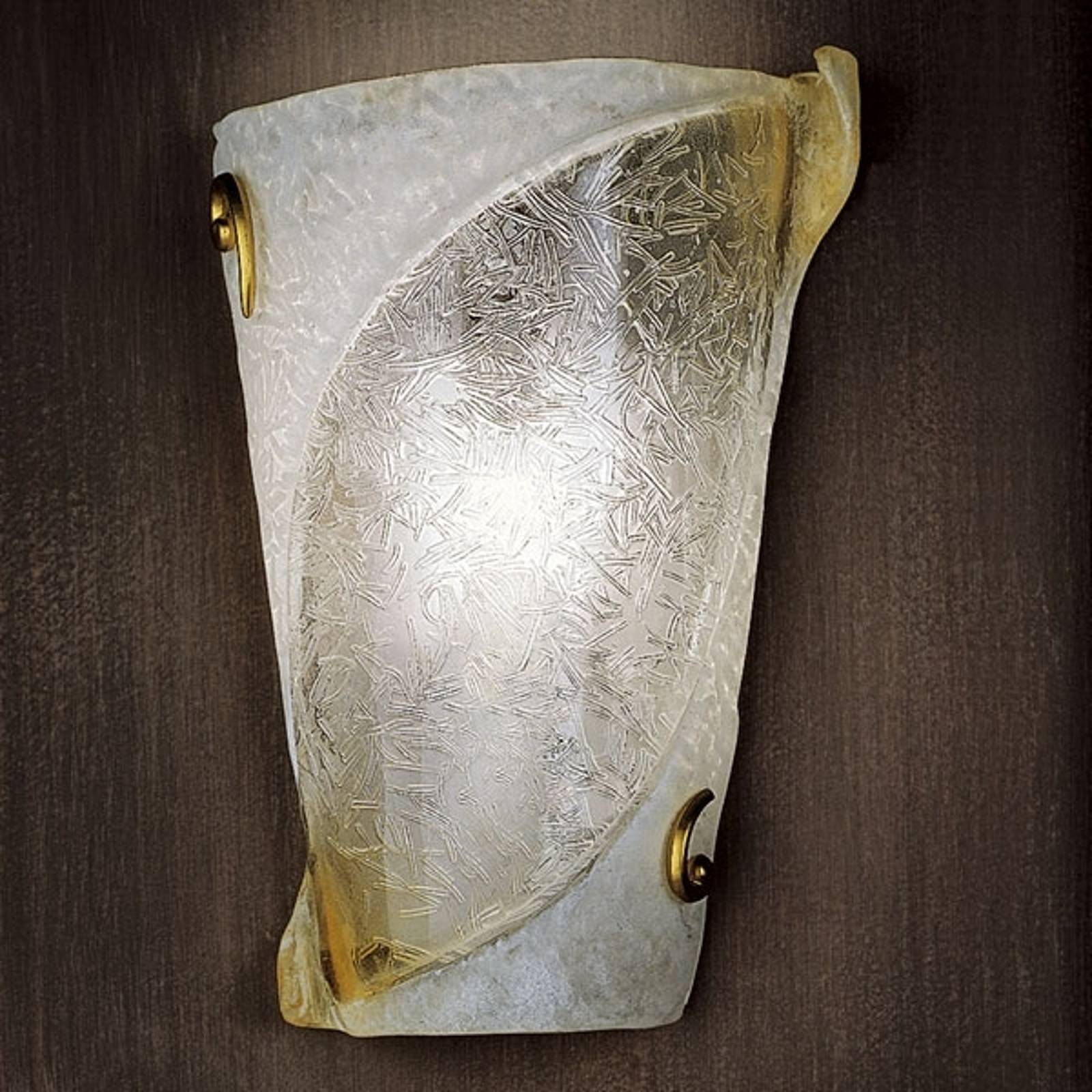 Sil-Lux Væglampe ATENE, dæmpbar, Creme/amber, Stue/spisestue, Metal, Design