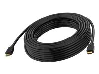 (ComputerSalg) Vision Professional Installation HDMI-kabel - LIFETIME GARANTI - 8K vid 60 Hz - HDMI version 2.1 - 48 Gbps - dubbelskärmad - guldpläterade kontakter - HDMI (M) till HDMI (M) - ytterdiameter 8 mm - AWG 26 - 10 m - svart (TC 10MHDMI8K/BL)