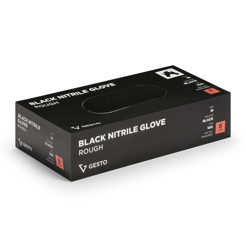 Nitrilhandske PF Svart 100-pack