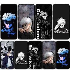 for iPhone 16 15 14 Xiaomi Redmi Note 13 12 11 Pro Max X 10 8 9 XR Samsung Galaxy S24 S23 A05 OPPO Huawei Anime Jujutsu Kaisen Gojo Satoru Phone Case