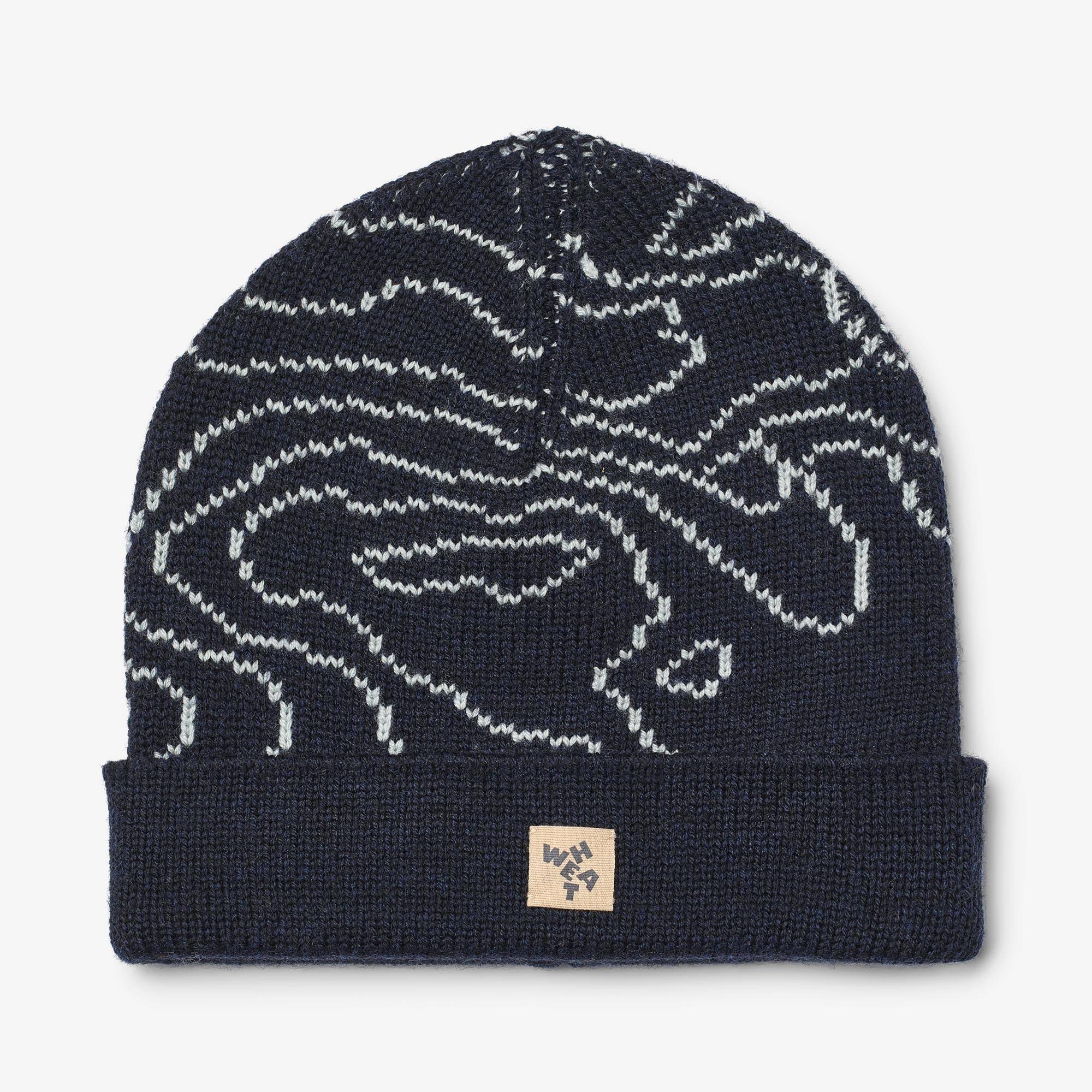 WHEAT® - Beanie Omalas - elevation map - Str 10-12y/56-57cm.